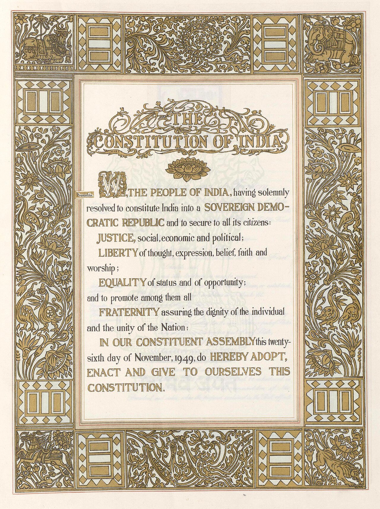 The Constitution of India